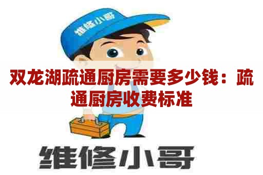 双龙湖疏通厨房需要多少钱:疏通厨房收费标准 双龙湖疏通厨房需要多少钱:疏通厨房收费标准