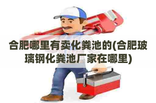 合肥哪里有卖化粪池的(合肥玻璃钢化粪池厂家在哪里)