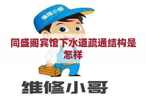 同盛阁宾馆下水道疏通结构是怎样