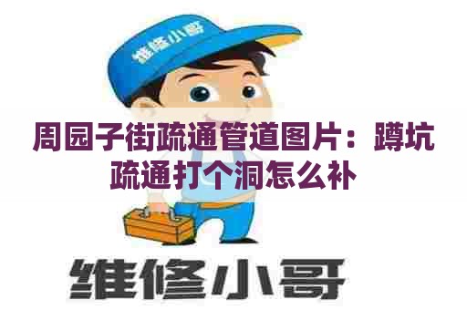 周园子街疏通管道图片：蹲坑疏通打个洞怎么补