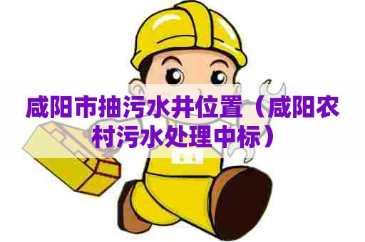 咸阳市抽污水井位置（咸阳农村污水处理中标）