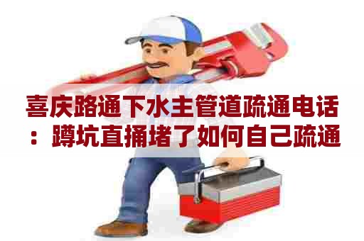 喜庆路通下水主管道疏通电话:蹲坑直捅堵了如何自己疏通 喜庆路通下水主管道疏通电话:蹲坑直捅堵了如何自己疏通