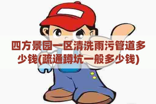 四方景园一区清洗雨污管道多少钱(疏通蹲坑一般多少钱)