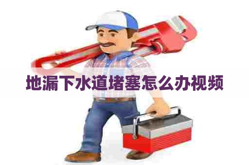 地漏下水道堵塞怎么办视频