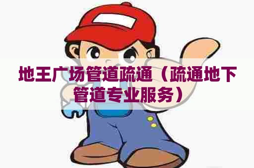 地王广场管道疏通（疏通地下管道专业服务）