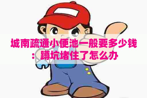 城南疏通小便池一般要多少钱:蹲坑堵住了怎么办 城南疏通小便池一般要多少钱:蹲坑堵住了怎么办