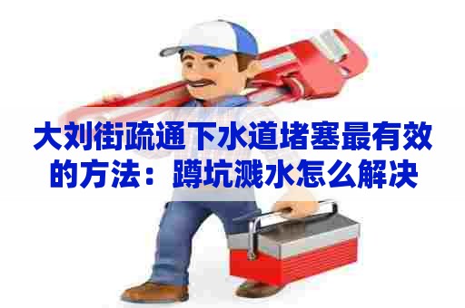 大刘街疏通下水道堵塞最有效的方法：蹲坑溅水怎么解决