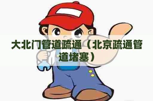 大北门管道疏通（北京疏通管道堵塞）