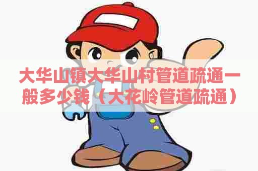 大华山镇大华山村管道疏通一般多少钱(大花岭管道疏通) 大华山镇大华山村管道疏通一般多少钱(大花岭管道疏通)
