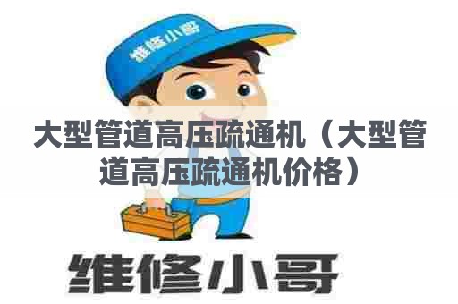 大型管道高压疏通机（大型管道高压疏通机价格）