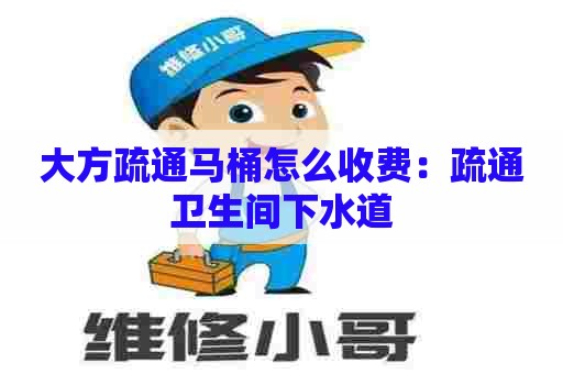 大方疏通马桶怎么收费:疏通卫生间下水道 大方疏通马桶怎么收费:疏通卫生间下水道
