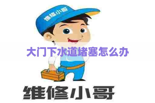 大门下水道堵塞怎么办 大门下水道堵塞怎么办