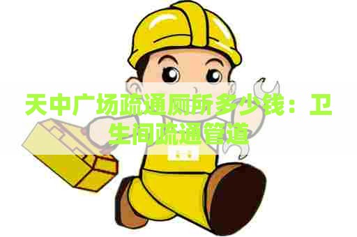 天中广场疏通厕所多少钱：卫生间疏通管道