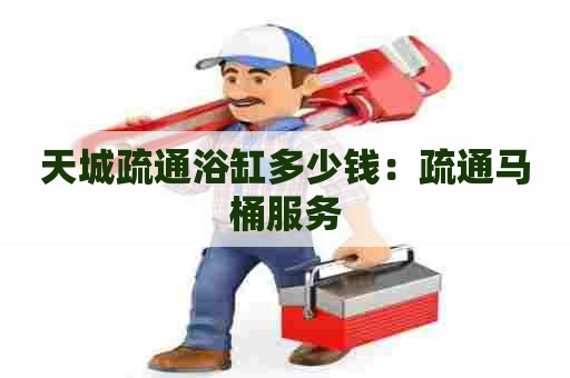 天城疏通浴缸多少钱：疏通马桶服务