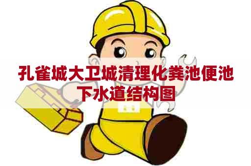 孔雀城大卫城清理化粪池便池下水道结构图