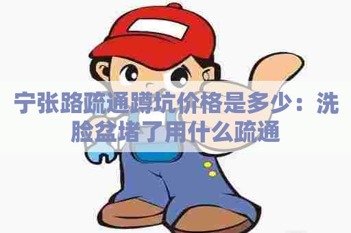 宁张路疏通蹲坑价格是多少：洗脸盆堵了用什么疏通