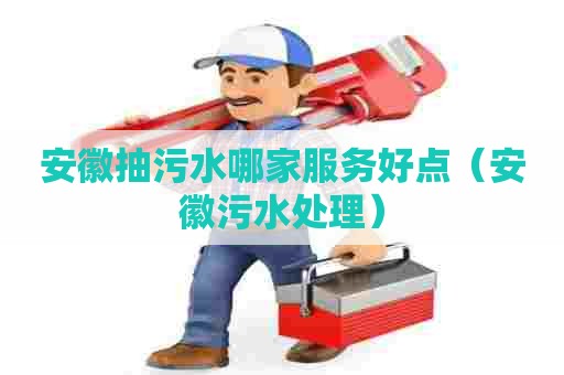 安徽抽污水哪家服务好点（安徽污水处理）