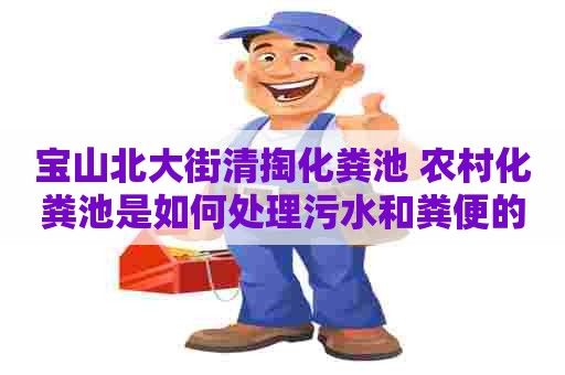 宝山北大街清掏化粪池 农村化粪池是如何处理污水和粪便的呢