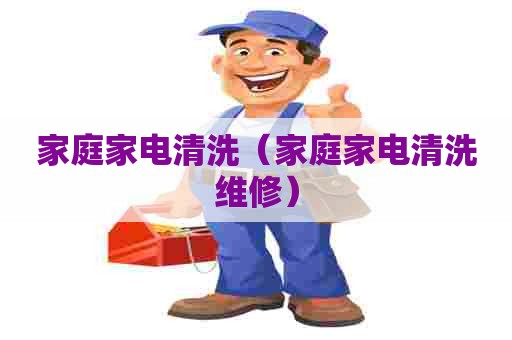 家庭家电清洗(家庭家电清洗维修) 家庭家电清洗(家庭家电清洗维修)