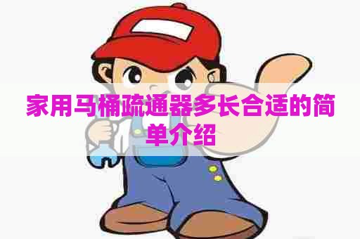 家用马桶疏通器多长合适的简单介绍