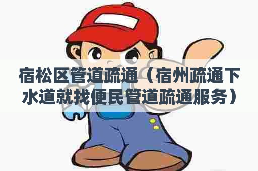 宿松区管道疏通（宿州疏通下水道就找便民管道疏通服务）