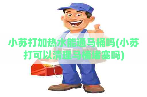 小苏打加热水能通马桶吗(小苏打可以清理马桶堵塞吗)