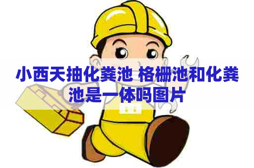 小西天抽化粪池 格栅池和化粪池是一体吗图片