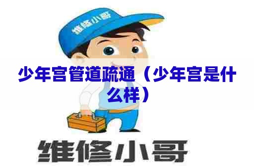 少年宫管道疏通（少年宫是什么样）