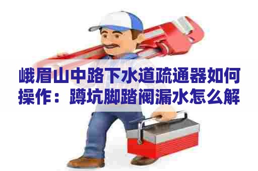 峨眉山中路下水道疏通器如何操作：蹲坑脚踏阀漏水怎么解决