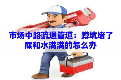 市场中路疏通管道：蹲坑堵了屎和水满满的怎么办