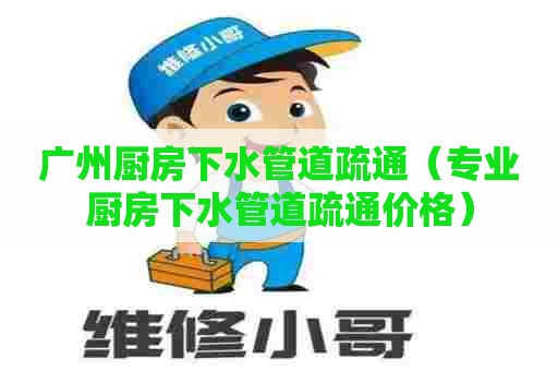 广州厨房下水管道疏通（专业厨房下水管道疏通价格）