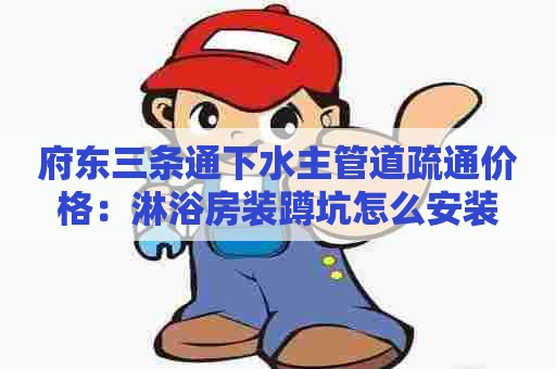 府东三条通下水主管道疏通价格：淋浴房装蹲坑怎么安装