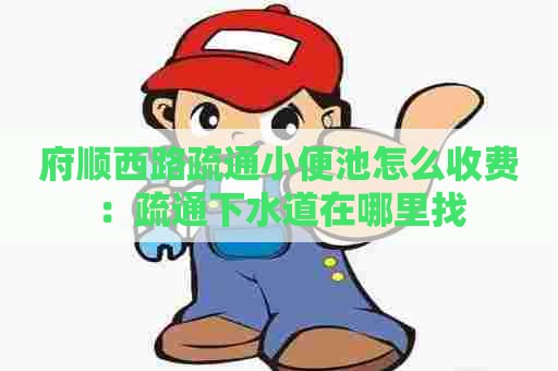 府顺西路疏通小便池怎么收费：疏通下水道在哪里找