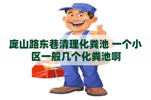 庞山路东巷清理化粪池 一个小区一般几个化粪池啊