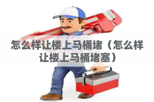 怎么样让楼上马桶堵（怎么样让楼上马桶堵塞）