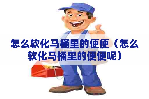 怎么软化马桶里的便便（怎么软化马桶里的便便呢）