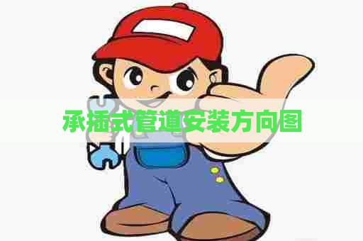 承插式管道安装方向图