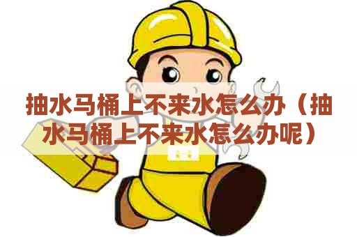 抽水马桶上不来水怎么办（抽水马桶上不来水怎么办呢）