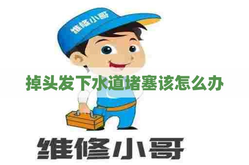 掉头发下水道堵塞该怎么办