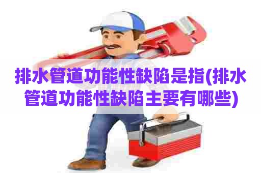 排水管道功能性缺陷是指(排水管道功能性缺陷主要有哪些)