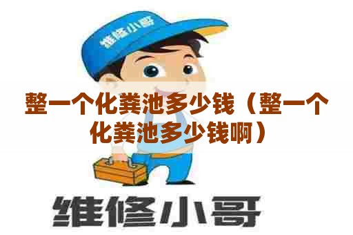 整一个化粪池多少钱（整一个化粪池多少钱啊）