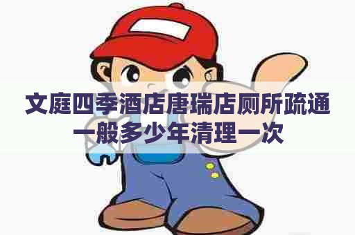 文庭四季酒店唐瑞店厕所疏通一般多少年清理一次