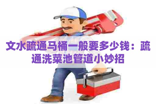 文水疏通马桶一般要多少钱：疏通洗菜池管道小妙招