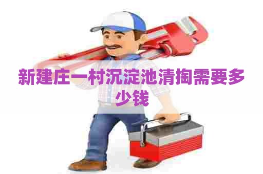 新建庄一村沉淀池清掏需要多少钱