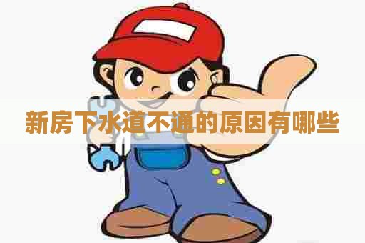 新房下水道不通的原因有哪些