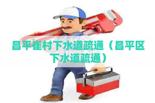 昌平崔村下水道疏通（昌平区下水道疏通）