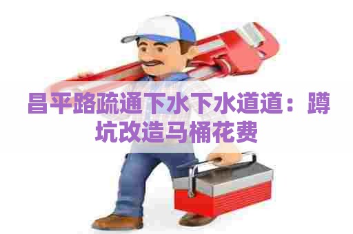 昌平路疏通下水下水道道:蹲坑改造马桶花费 昌平路疏通下水下水道道:蹲坑改造马桶花费