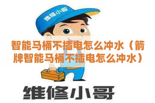 智能马桶不插电怎么冲水（箭牌智能马桶不插电怎么冲水）