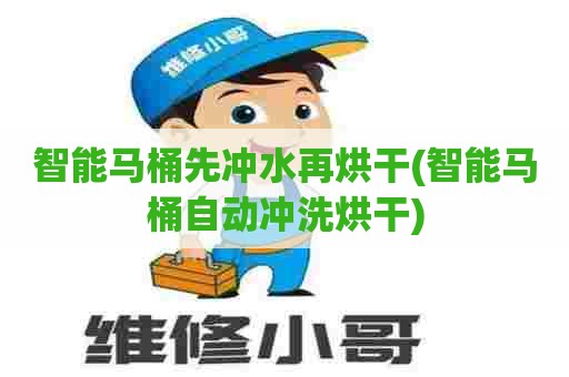 智能马桶先冲水再烘干(智能马桶自动冲洗烘干)