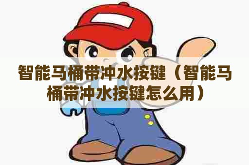 智能马桶带冲水按键（智能马桶带冲水按键怎么用）